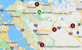 Map: 8 large fires in the Bay Area - The Mercury News