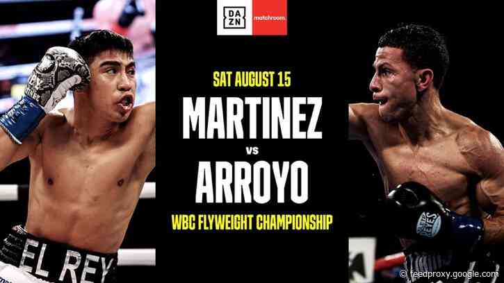 Hearn excited about Julio Cesar Martinez vs. McWilliams Arroyo on August 15
