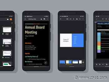 Google adds dark mode to Docs, Sheets and Slides     - CNET
