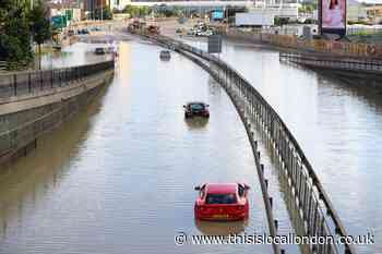 A406 in Brent Cross closed due to flooding - recap