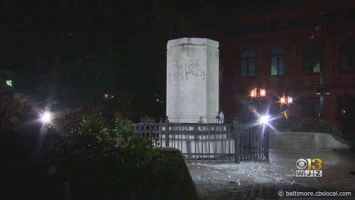 FOP: Baltimore Officers Were Awaiting Orders To Dispel Crowd That Toppled Christopher Columbus Statue