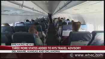 3 states added to travel advisory list, bringing total to 19