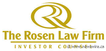 ROSEN, A TRUSTED AND TOP RANKED FIRM, Reminds Elanco Animal Health Incorporated Investors of Important July 20 Deadline in Securities Class Action - ELAN