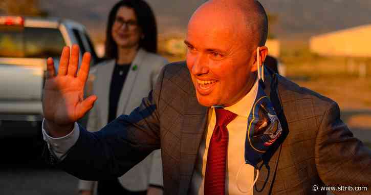 Lt. Gov. Spencer Cox takes a victory lap the day after his win in the Republican primary