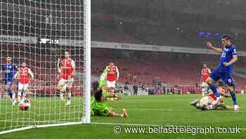 Late Jamie Vardy strike earns Leicester point at 10-man Arsenal