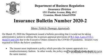 Rhode Island Reinstitutes Requirements for Physical Inspection of Collision Repair Claims Following Reopening - Collision Week
