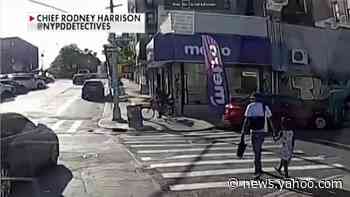 WATCH: New York father walking with daughter is shot in broad daylight - Yahoo News