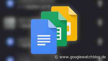 Google Drive: Dark Mode für Google Docs, Sheets und Slides wird für alle Nutzer ausgerollt... - GoogleWatchBlog