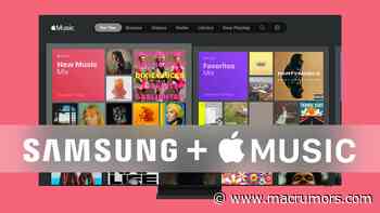Apple Music Real-Time Lyrics Now Available on Samsung Smart TVs - MacRumors