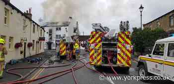 Police investigating major pub fire in Gargrave - man taken to hospital in 'critical condition'