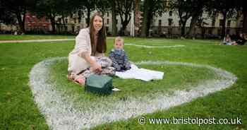 Why hundreds of giant hearts are being painted on Bristol's green spaces
