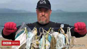 Coronavirus: 'The masks you throw away could end up killing a whale'