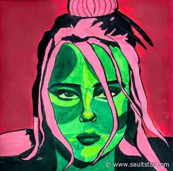Student art exhibited online