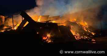 Firefighters tackling 'large blaze' at a barn in Kea - updates - Cornwall Live