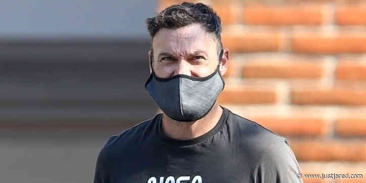 Brian Austin Green Wears a Mask While Running Errands in Malibu