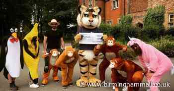 Monkey madness helps duo raise funds for Twycross Zoo