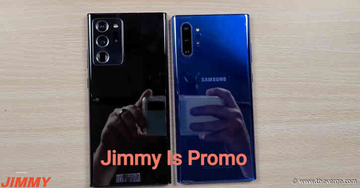Samsung’s Galaxy Note 20 Ultra shown in brief hands-on video