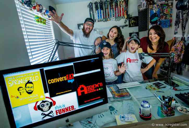 Think your dinner table conversations are podcast material? This Riverside family made it happen