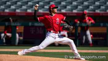 Angels star Shohei Ohtani walks eight batters in return to mound during intrasquad scrimmage