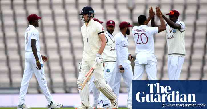 Sibley out for a duck as rain dominates England's first day with West Indies