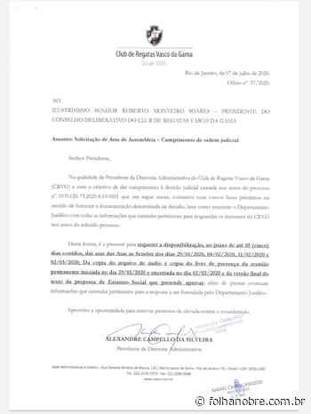 Campello aciona Roberto Monteiro para que envie à Justiça as atas de reuniões do Conselho Deliberativo sobre eleições - Folha Nobre