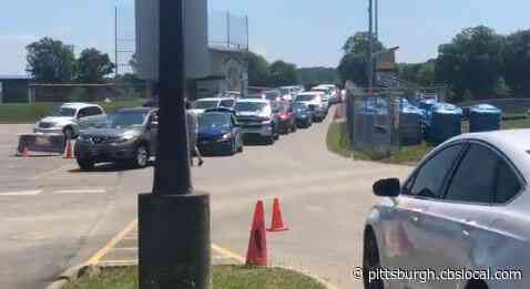 Hundreds Of Families From Pa., Ohio Line Up For New Castle Food Distribution