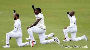 Black Lives Matter: England & West Indies players take a knee