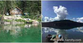This Cozy Cabin For Sale In BC Sits Right On Top Of An Emerald Green Lake (PHOTOS) - Narcity Canada