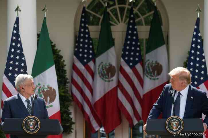 Trump hails &#39;outstanding relationship&#39; with Mexico president