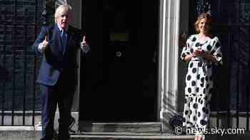 'Clap for the NHS': Boris Johnson joins nationwide applause on health service's birthday - Sky News