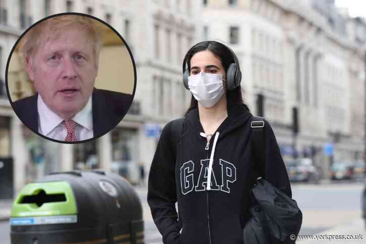 LETTER: Boris should lead by example and wear a face mask