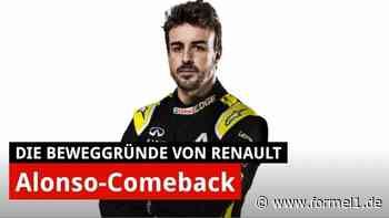 Analyse: Warum Renault Alonso 2021 zurückholt
