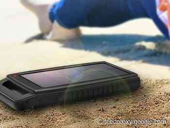 Let the sun charge your stuff: Get a 20,000-mAh solar power bank for 50% off     - CNET