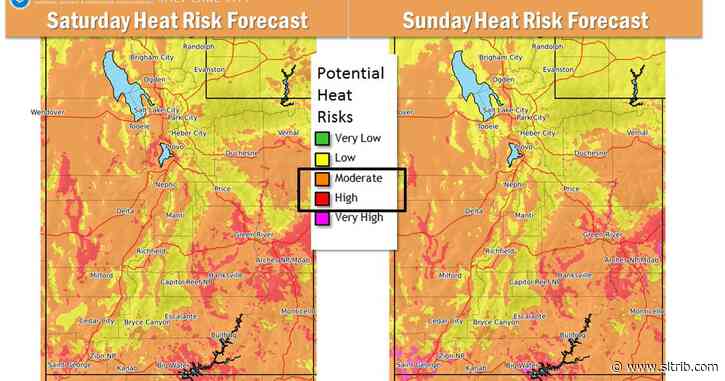 It’ll be hot in Utah this weekend — very hot down south