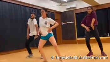 Radhika Madan shares a funny dance video - Times of India