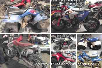 Recognise these? Quads and motorbikes recovered by Keighley police
