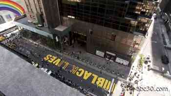 LIVE: 'Black Lives Matter' painted in front of Trump Tower in New York