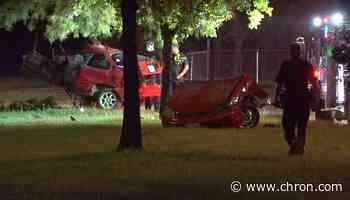 Street racer dead after crashing into tree, splitting Honda in half