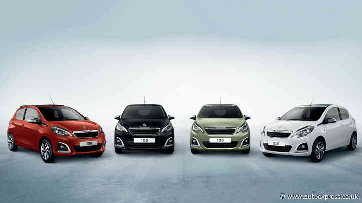 Peugeot 108 updated with fresh paint and new trim
