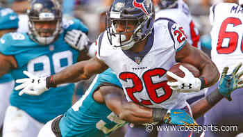 Free agent running back Lamar Miller shows off progress after missing last season due to ACL tear