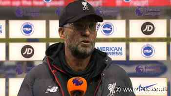 Brighton 1-3 Liverpool: Premier League points record not that important to me - Klopp