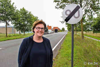 Bercy Slegers pleit voor aanduiding van snelheden in Wervik - Krant van Westvlaanderen