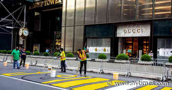 N.Y.C. Paints ‘Black Lives Matter’ Mural in Front of Trump Tower