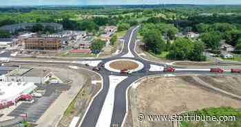 Weekend traffic: Prior Lake roundabout on Highway 13 to open Friday night