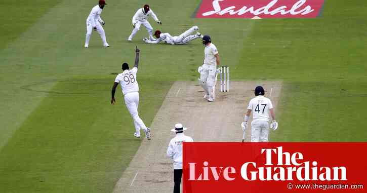 England all out for 204 against West Indies: first Test, day two – as it happened