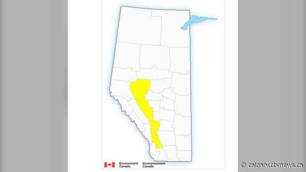 Severe thunderstorm watches in place for parts of central and southern Alberta
