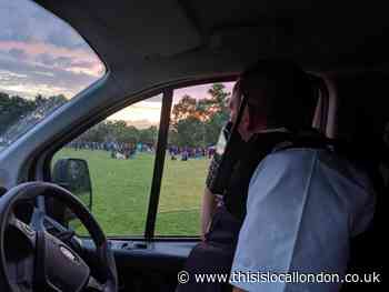 Dispersal order after unauthorized party in Battersea