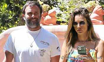 Alessandra Ambrosio meets up with her ex Jamie Mazur as the two view a house
