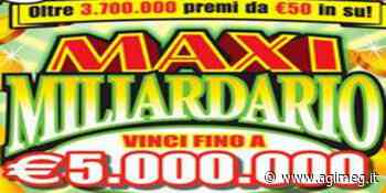 Vincita Gratta e Vinci, a Foligno (PG) vinti 50.000 euro a “Il Miliardario Maxi” - AGIMEG