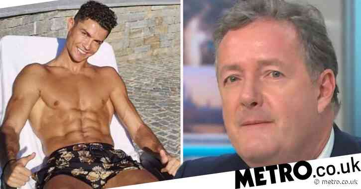 Cristiano Ronaldo shows off impressive abs as he soaks up sun and Piers Morgan is here for it